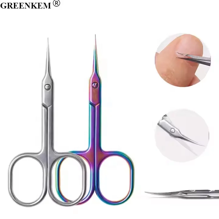 Hot Stainless Steel Nail Scissors U-shaped Nail Nlipper Crane Scissors Metal Clipper Russian Style Edge Nail Cutter