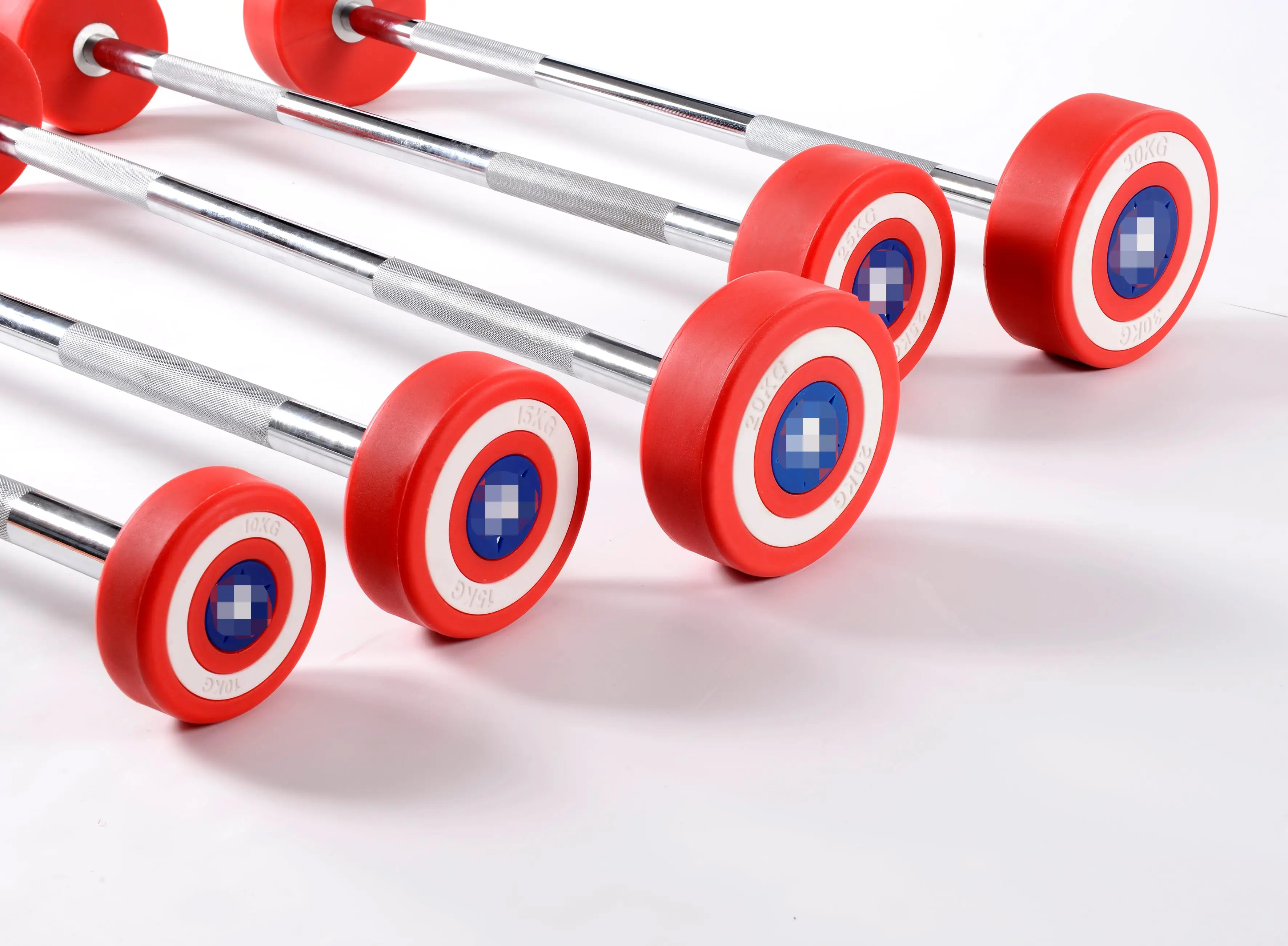 High Quality CPU Round Steel Barbell Weight lifting Barbell Eco Friendly CPU barbell 10 to 50 kg