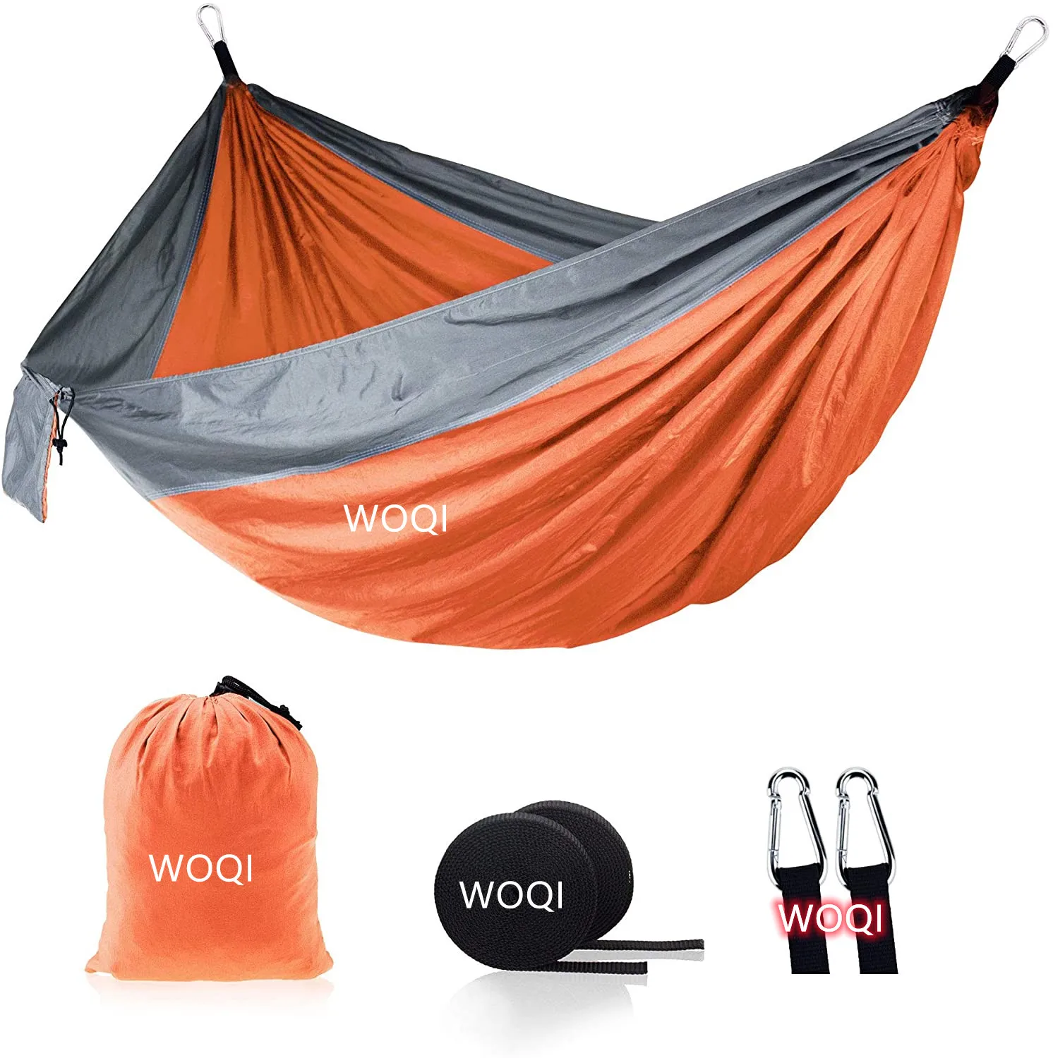 WOQI Full  color  Printed  Outdoor Portable  custom Camping Hammock waterproof  Hammock  high quality