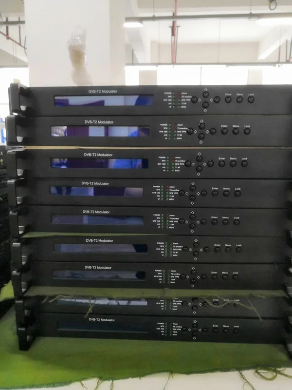 ASI/IPinput digital DVB-T2 Modulator for wireless transmitting system