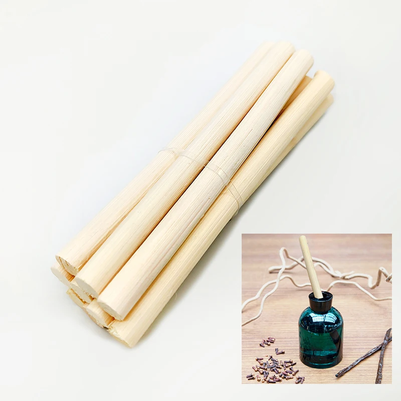 8mm 100mm big diameter rattan reed stick for reed diffuser white oil diffuser stick