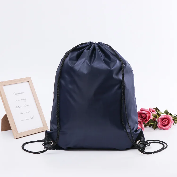 Gym Bags 100% Polyester Drawstring Shoe Bag As Promotion Gifts