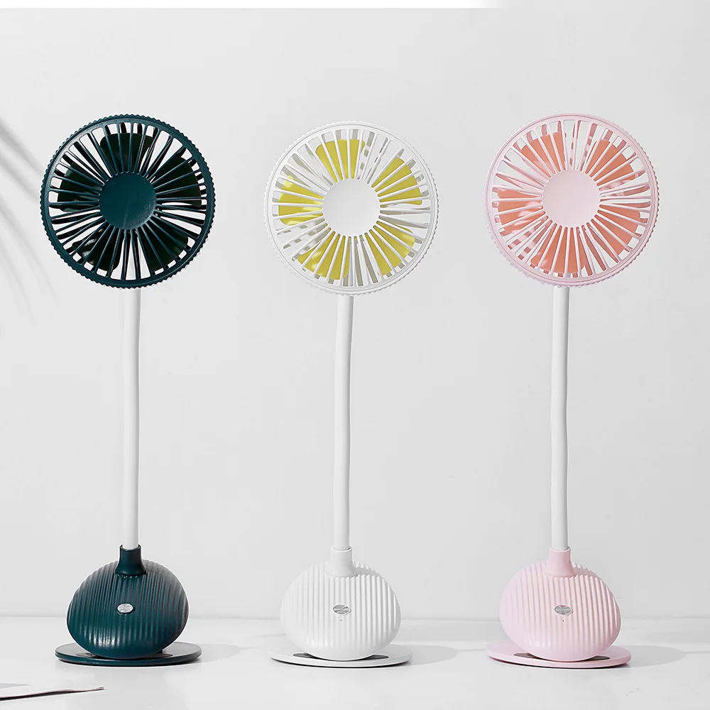 Electric Hand Fan Battery Charging USB Rechargeable Desk oscillating clip fan portable air cooling Wholesale Mini Clip Fans