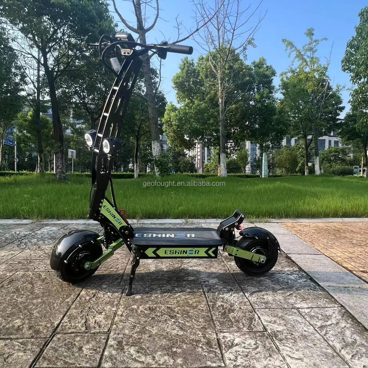 2025 Geofought R6 Long Range Powerful 11inch E Scooter APP 60V 25-40Ah 6000W Dual Motor Powerful Electric Scooter with Seat