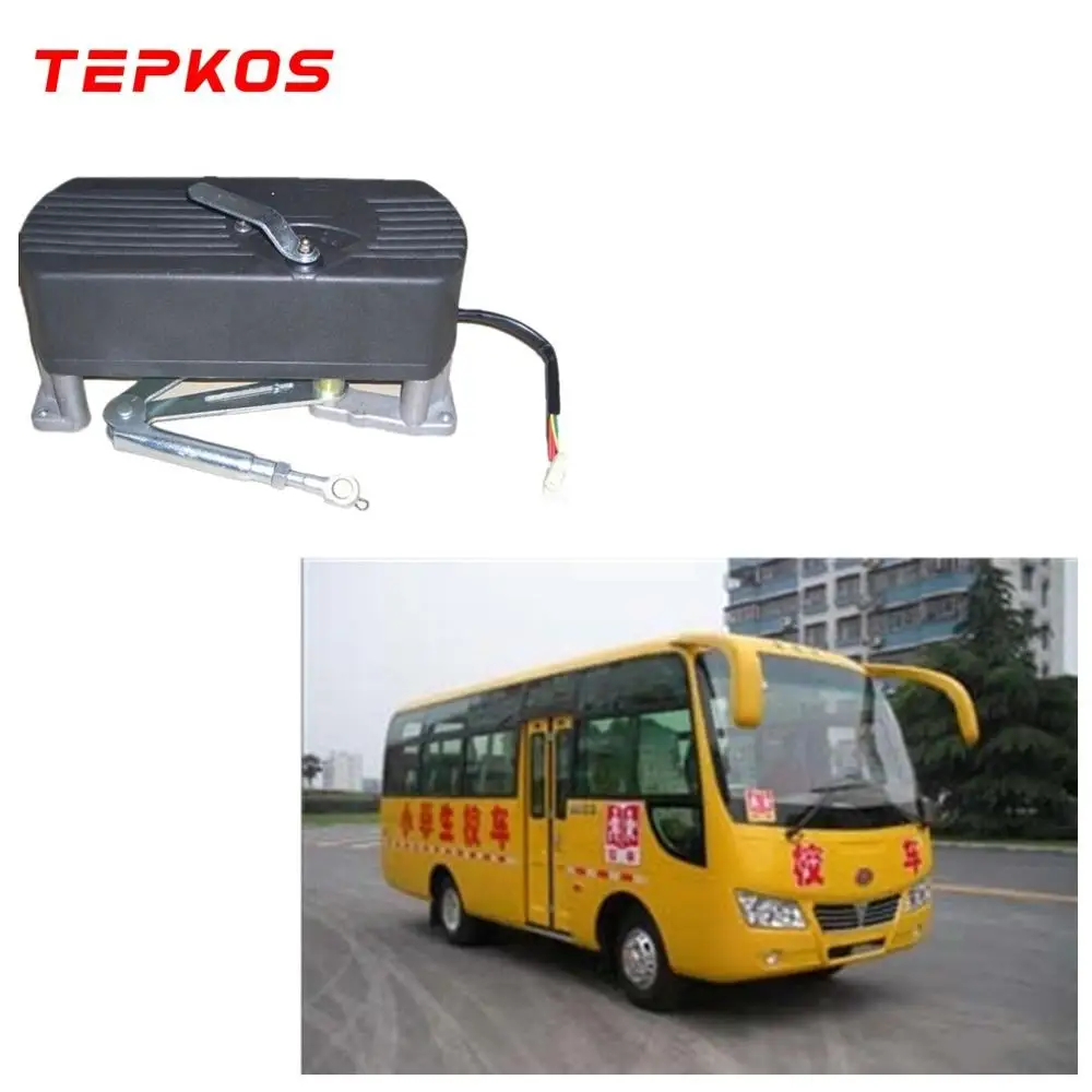 
12V electric school bus automatic folding door opening pump mechanism 