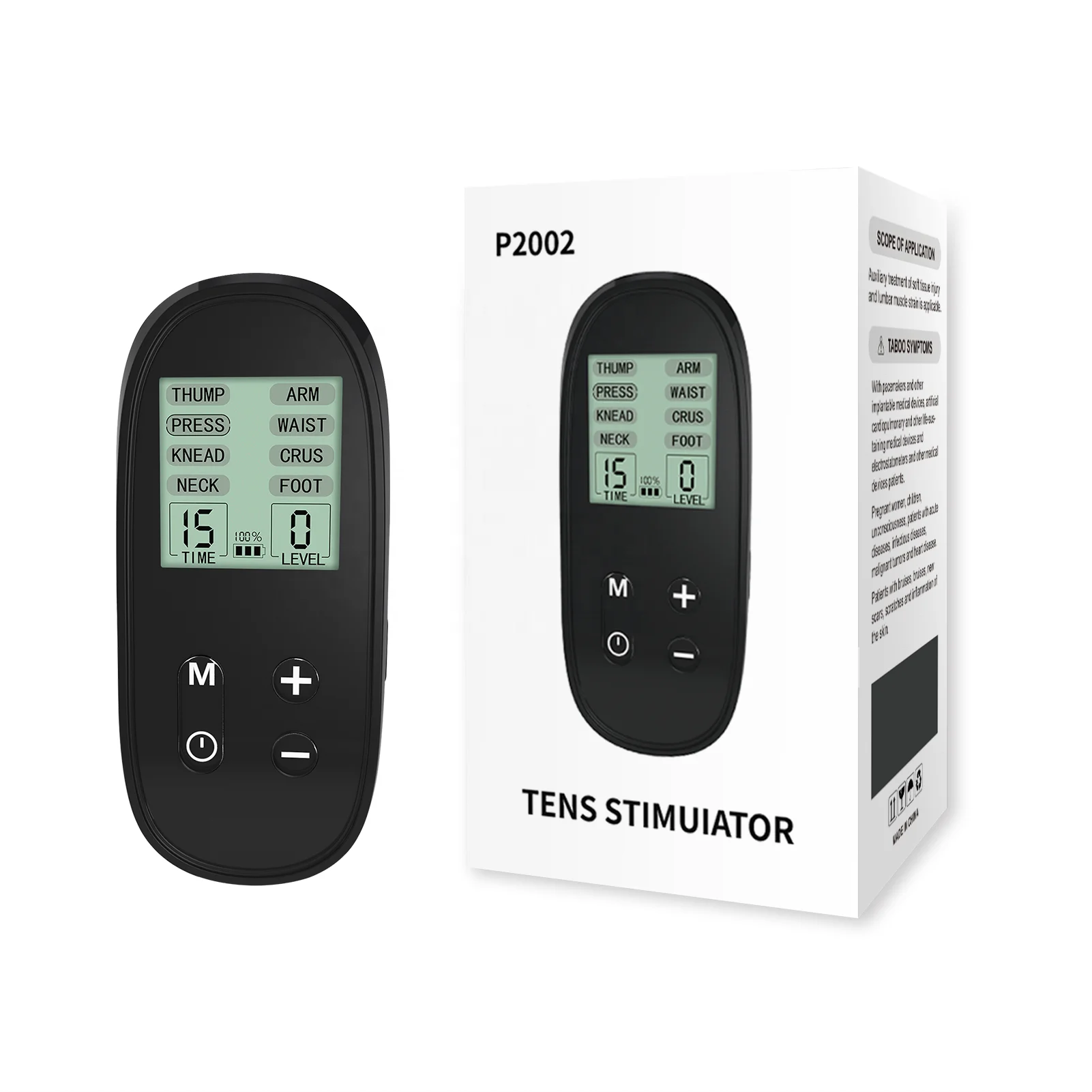 wholesale  Rechargeable TENS Unit Muscle Stimulator For Pain Relief Therapy Electronic Physiotherapy Stimulator With 8 Modes