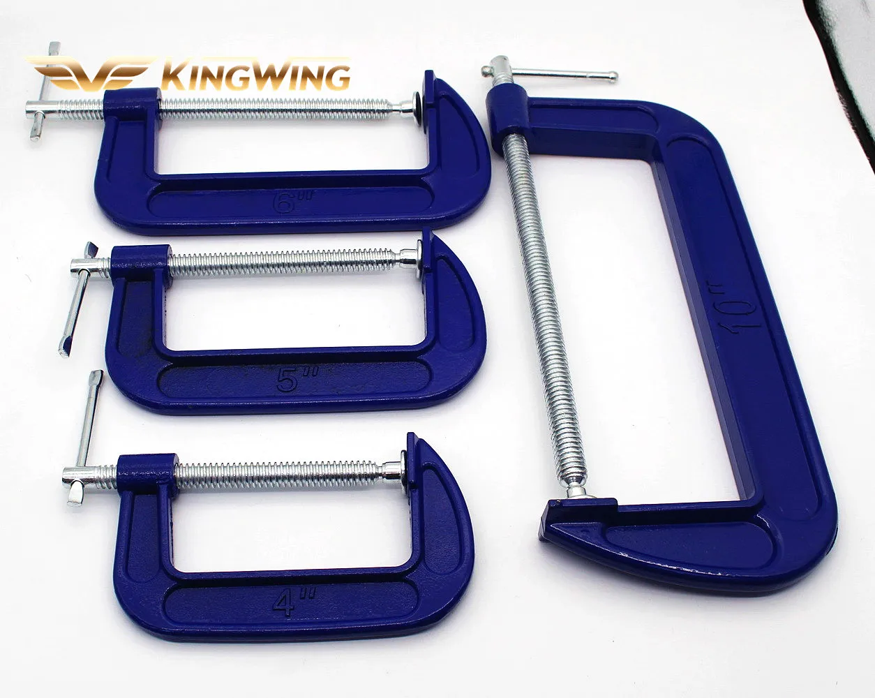 Heavy Duty Woodworking Hand Tools Malleable Iron Steel Deep Throat Cable G C Clamp