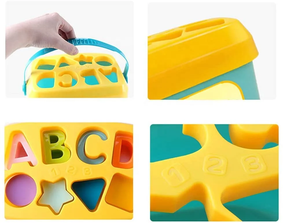 Educational Toys Learn Shape Color Baby First Building Block