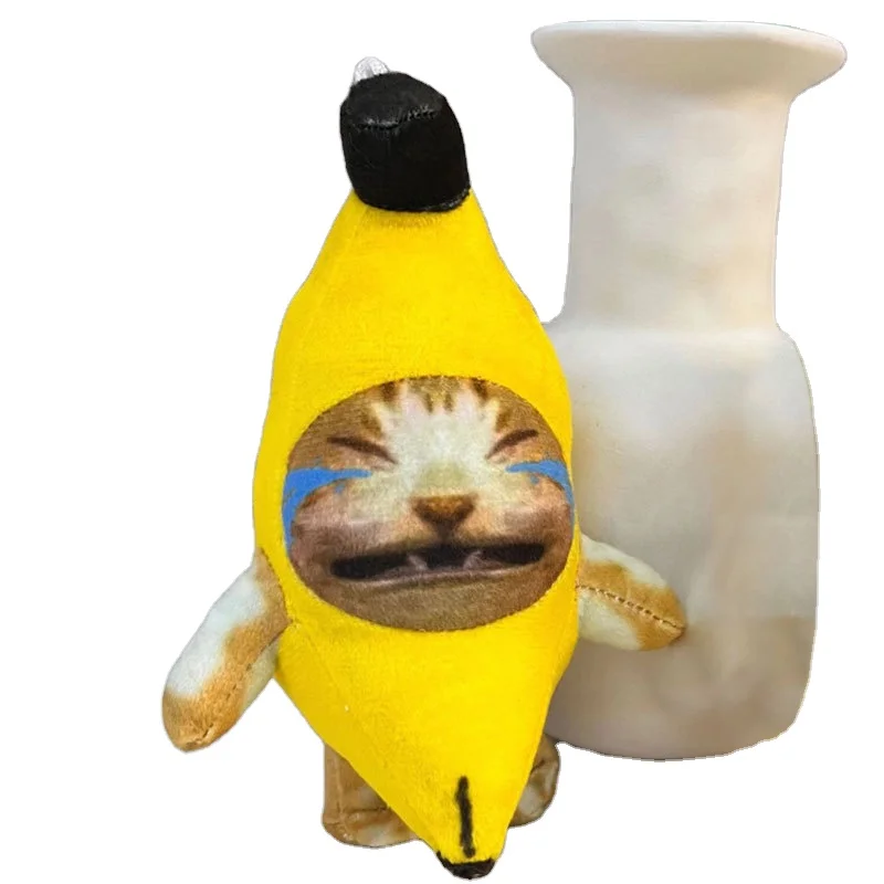 Wholesale Creative Cat Doll Voice Plush Toys Pendant Fun Doll Keychain Plush Animal Doll