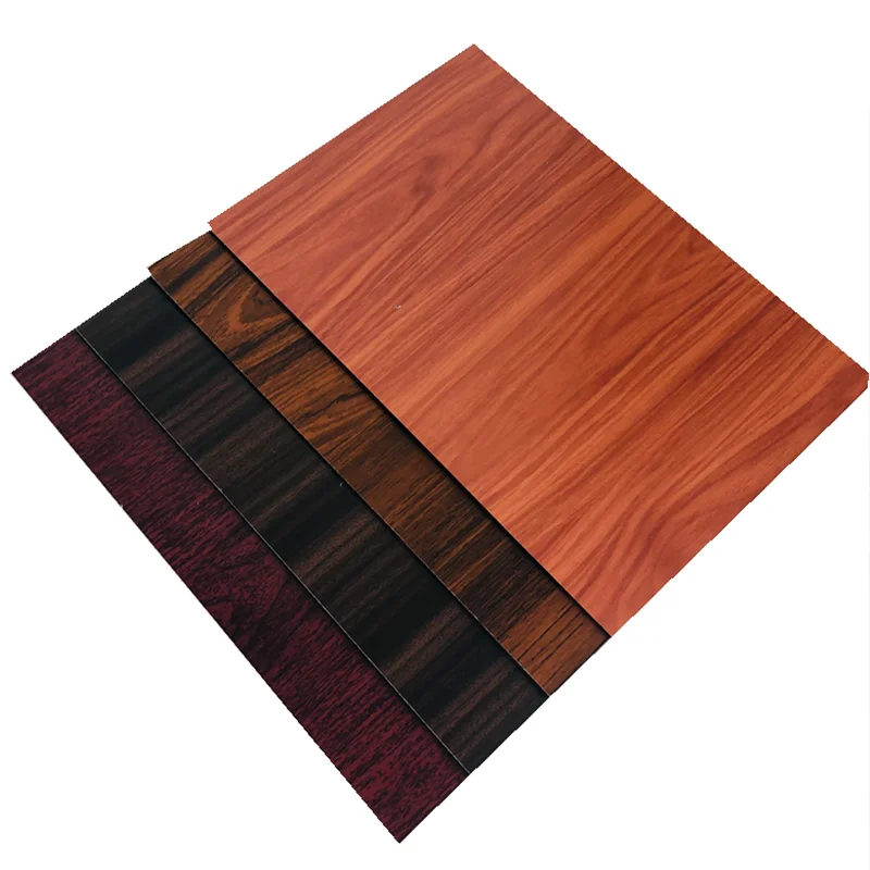 4mm wooden texture ACP PVDF aluminum plastic composite sheet