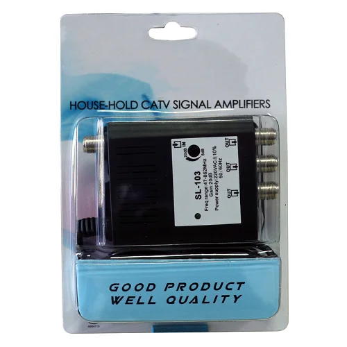 Highfly 47-860Mhz Frequency Range STA-103 Household CATV Signal Amplifier 3 Way TV Amplifier