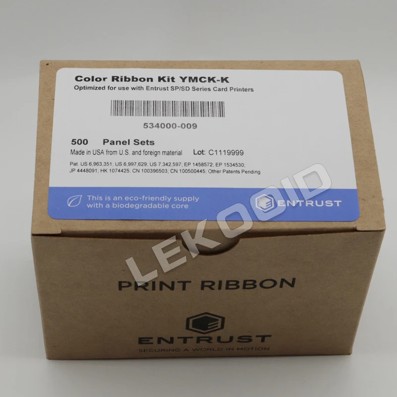 Entrust Datacard 534000-009 Color Ribbon Kit YMCKK for SD260 SD360 SD460 SP75PLUS Printer