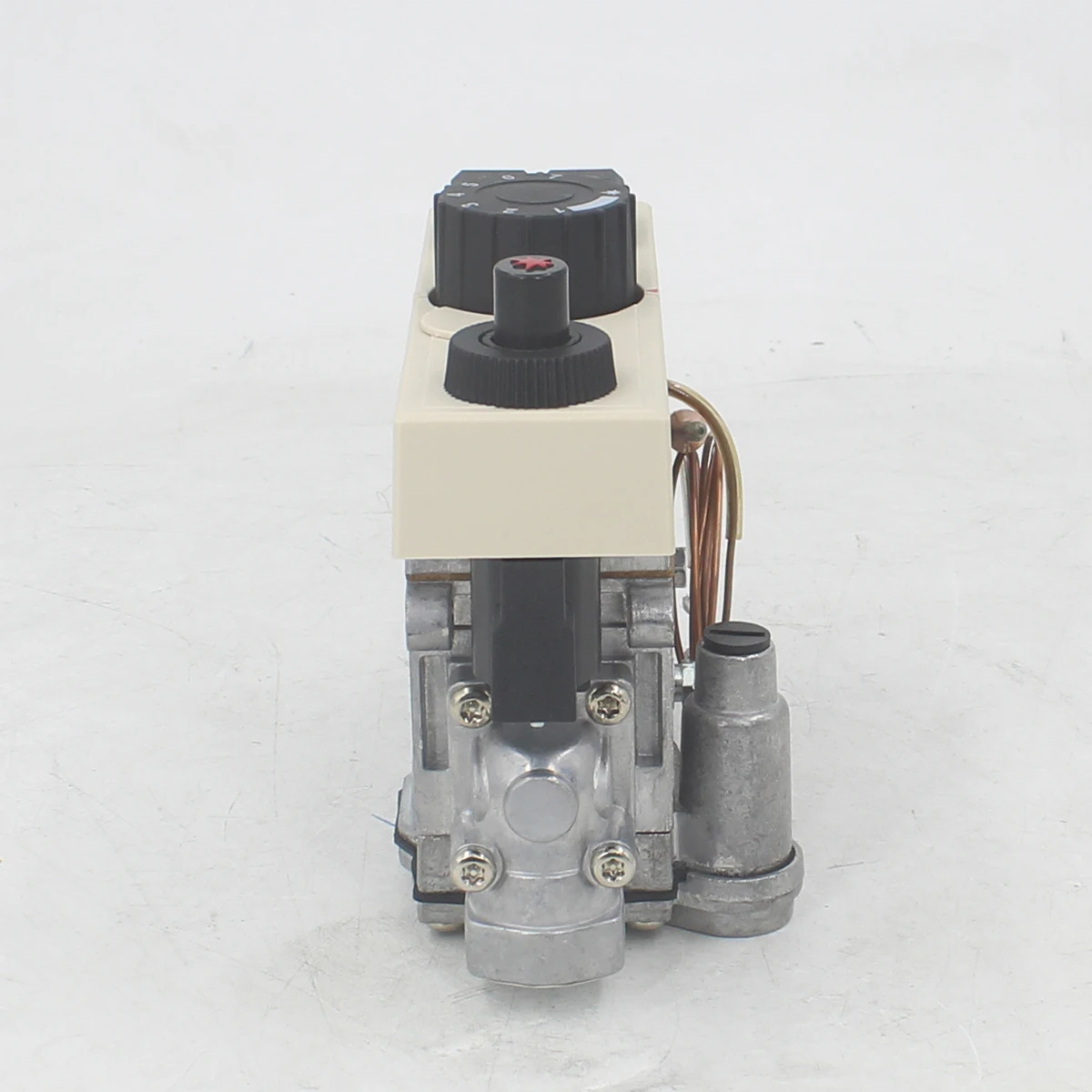 Gas water heater temperature control valve