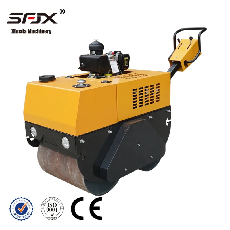 550KG Road Roller Factory Price of Vibratory Double Drum Road Roller