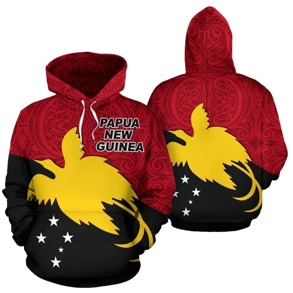 Papua New Guinea Style Hoodie Customized POD Hoodies Casual Women Sweatshirt Autumn Winter Top Fashion Hooded Clothes Wholesale