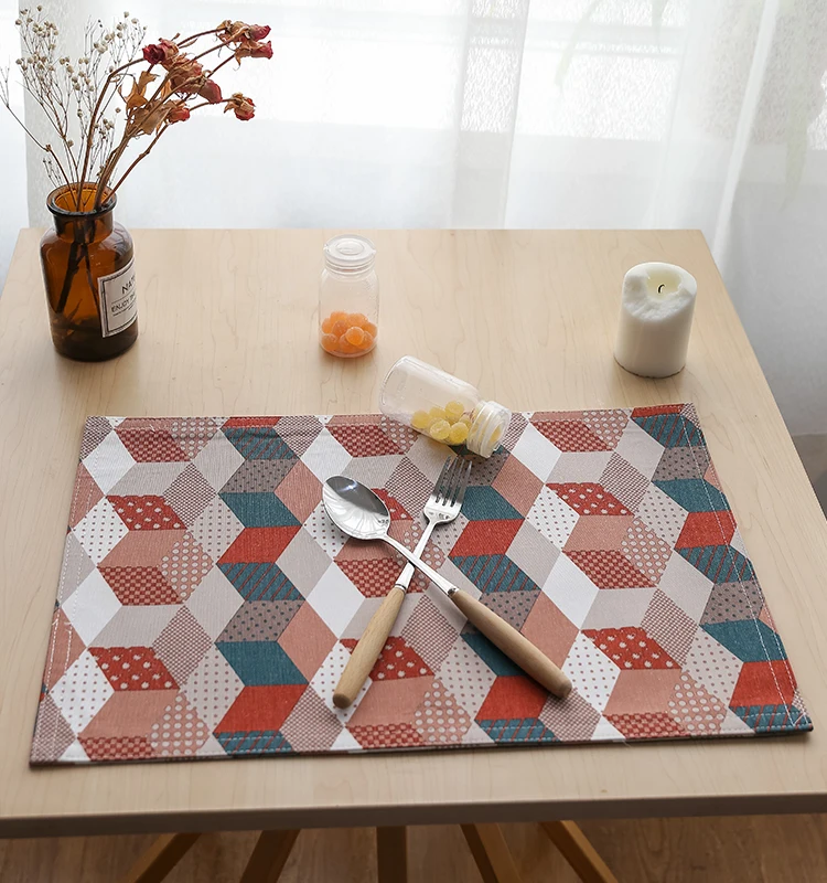 Wholesale sublimation chinese luxury Paper Baby Silicone Placemats For Round Table For Round Table