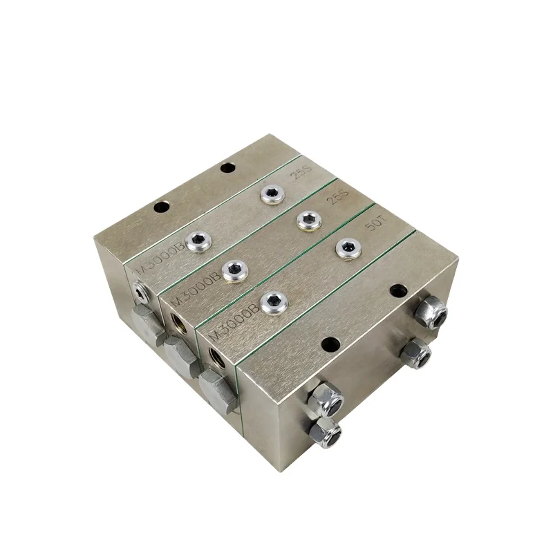 SK3 High Pressure Grease Block Fitting Grease Valve Grease Divider Manifold