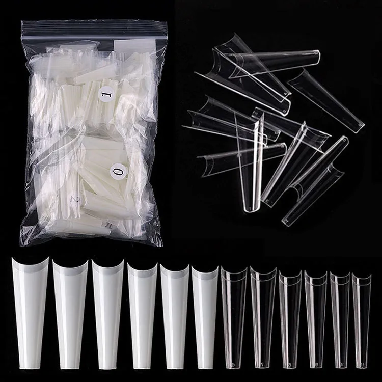 Aokitec 500pcs Long Square Latest Xl Acrylic Press On Nails Set 3xl Nail Tips Coffin 2022 Manufacturer