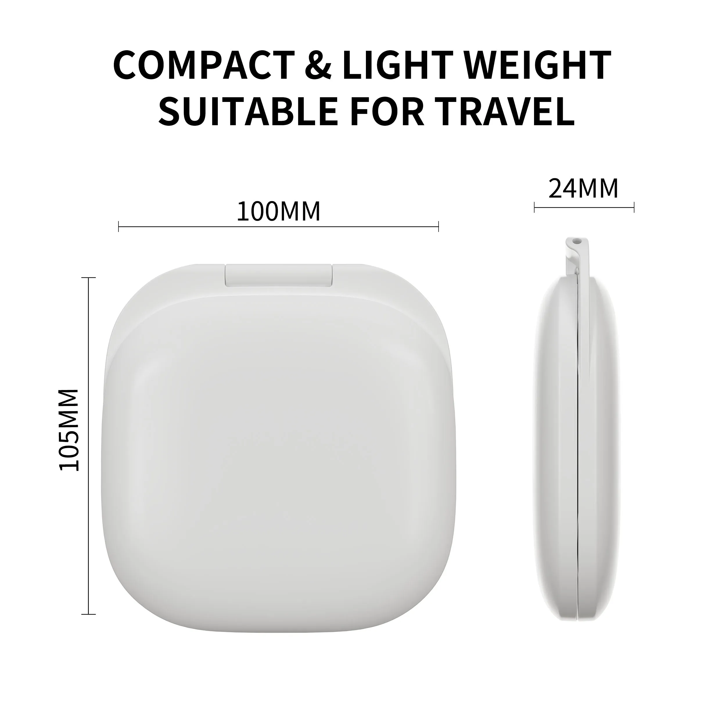 Manufacturers Lighted Touch Sensor Switch Portable Travel Small Makeup Pocket Compact Mirror With Led Light Make Up Mirror