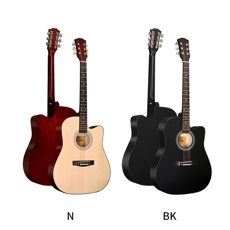 Factory Natural Wood Guitars Colorful Guitar Musical Instruments Custom Made Brand For Guitar Acoustic