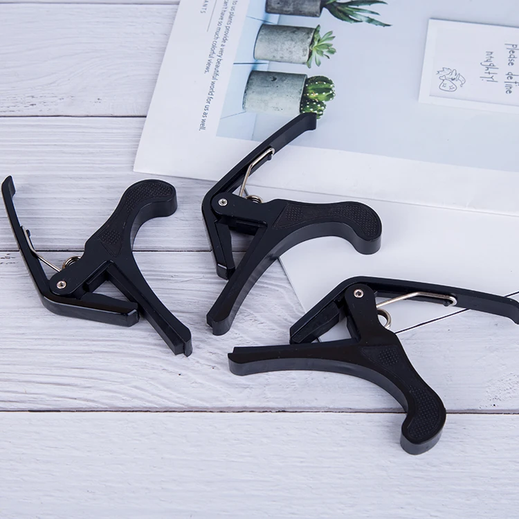 Wholesale Musical Instrument Guitar Capo Accessories Acoustic Plastic Guitar Clamp Big Tuner For Wood Guitar