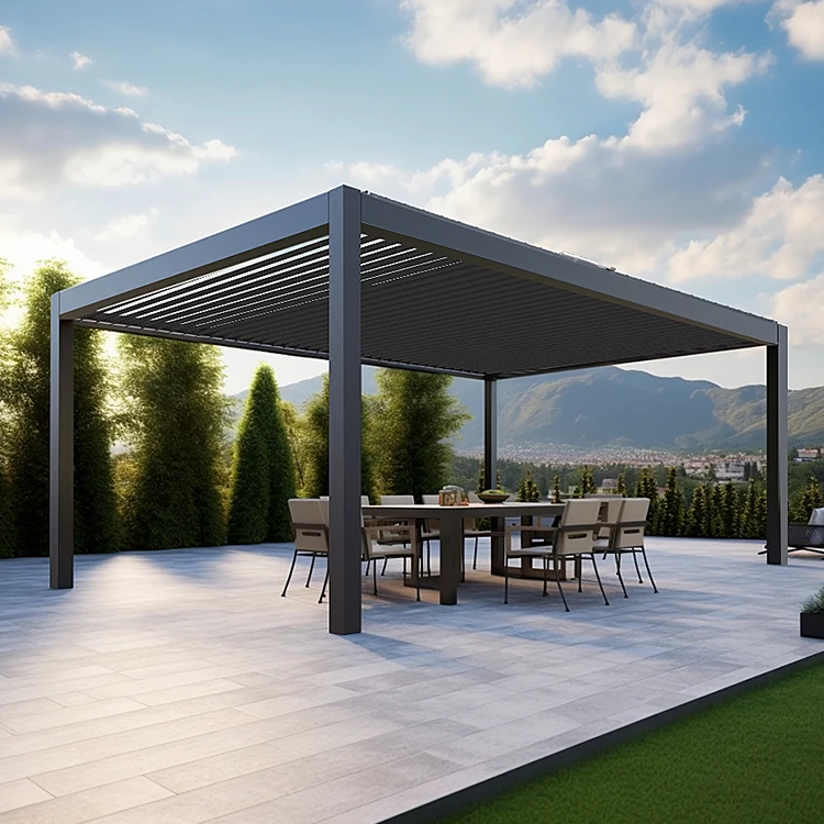 Immer Heavy Duty Pergola-aluminium Bioclimatic 5x3 Pergolas And Gazebos Outdoor