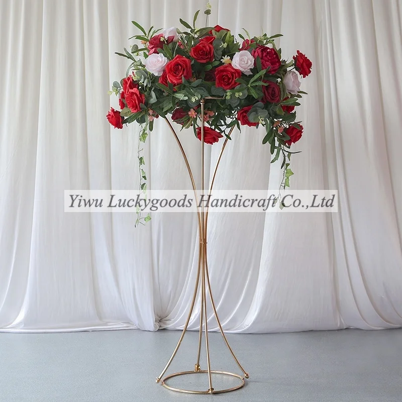 LK20191125-8 high quality clear acrylic flower stand table centerpieces  for wedding decoration