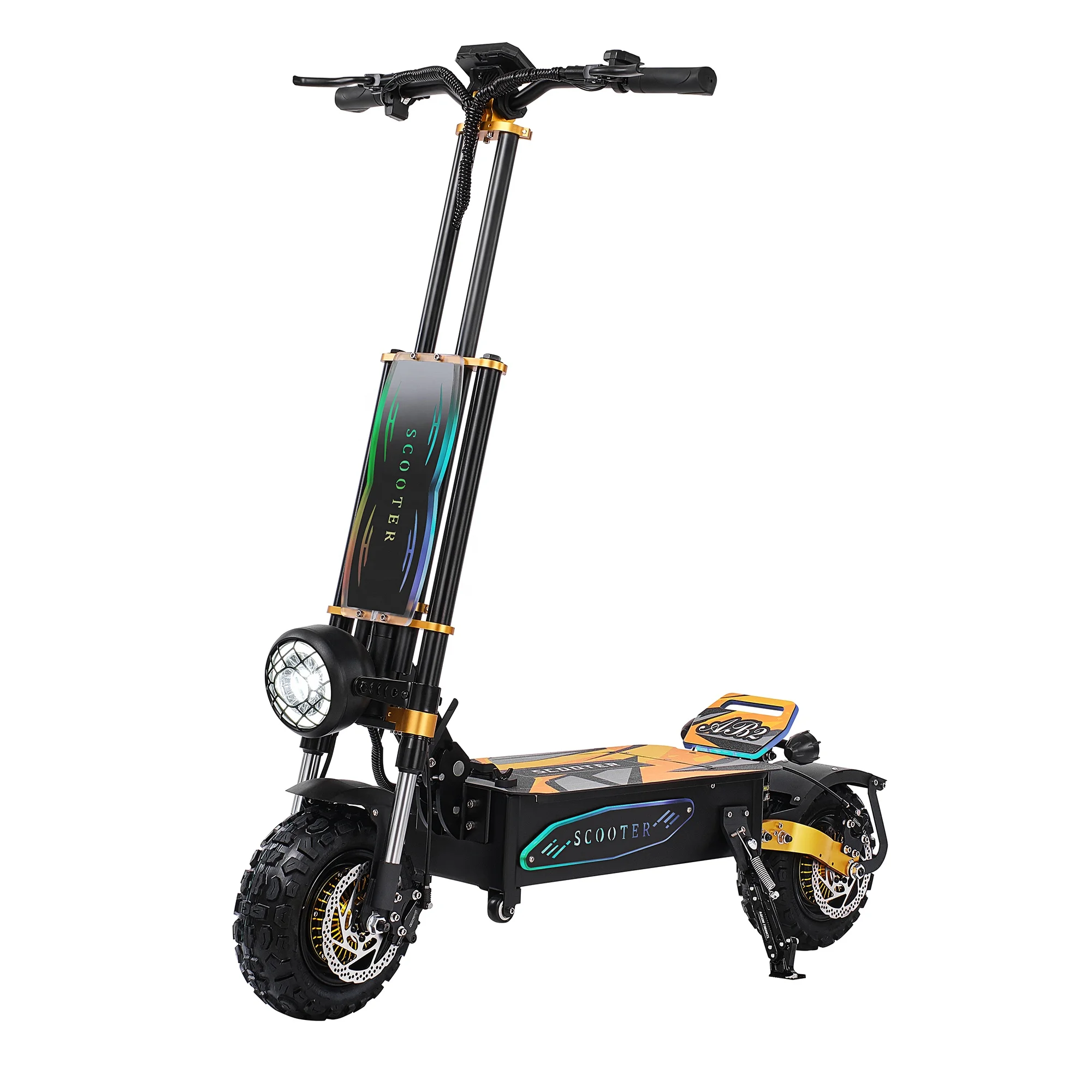 EU Warehouse 60V 40AH Removable battery Electric Scooter with Seat 85KMH trotinette-electrique 5600w 6000w e scooter