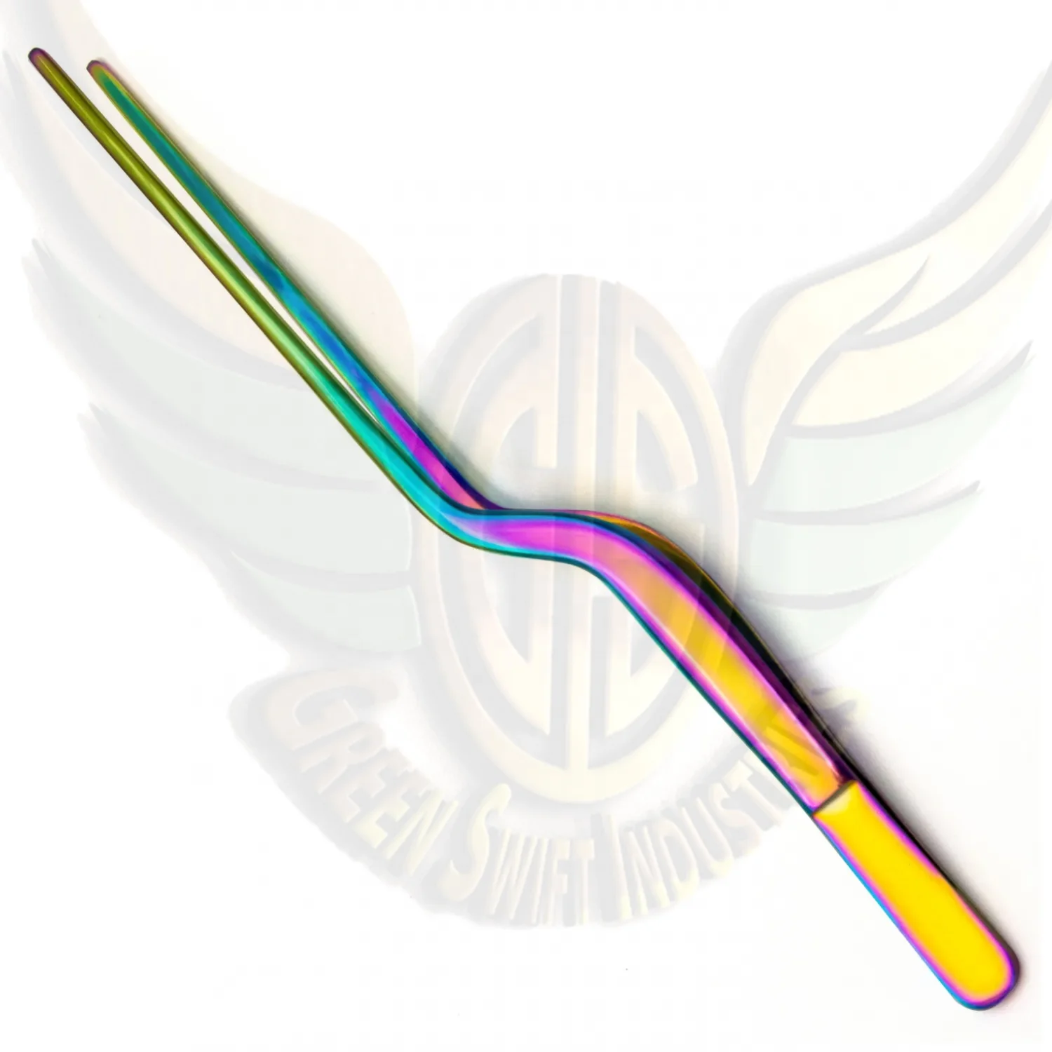 Gourmet tweezers Plating Tongs Angled Chef Tweezers Stainless Steel Cooking Tweezers by GREEN SWIFT INDUSTRIES