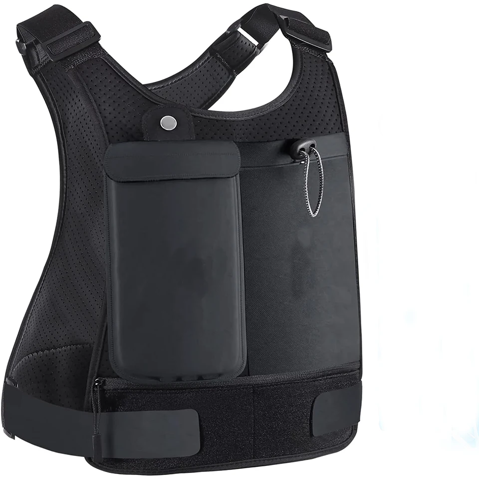 Fashion Lightweight Breathable Running Backpack Adjustable Waistband Reflective Hydration Vest With Water Bottle Pocket