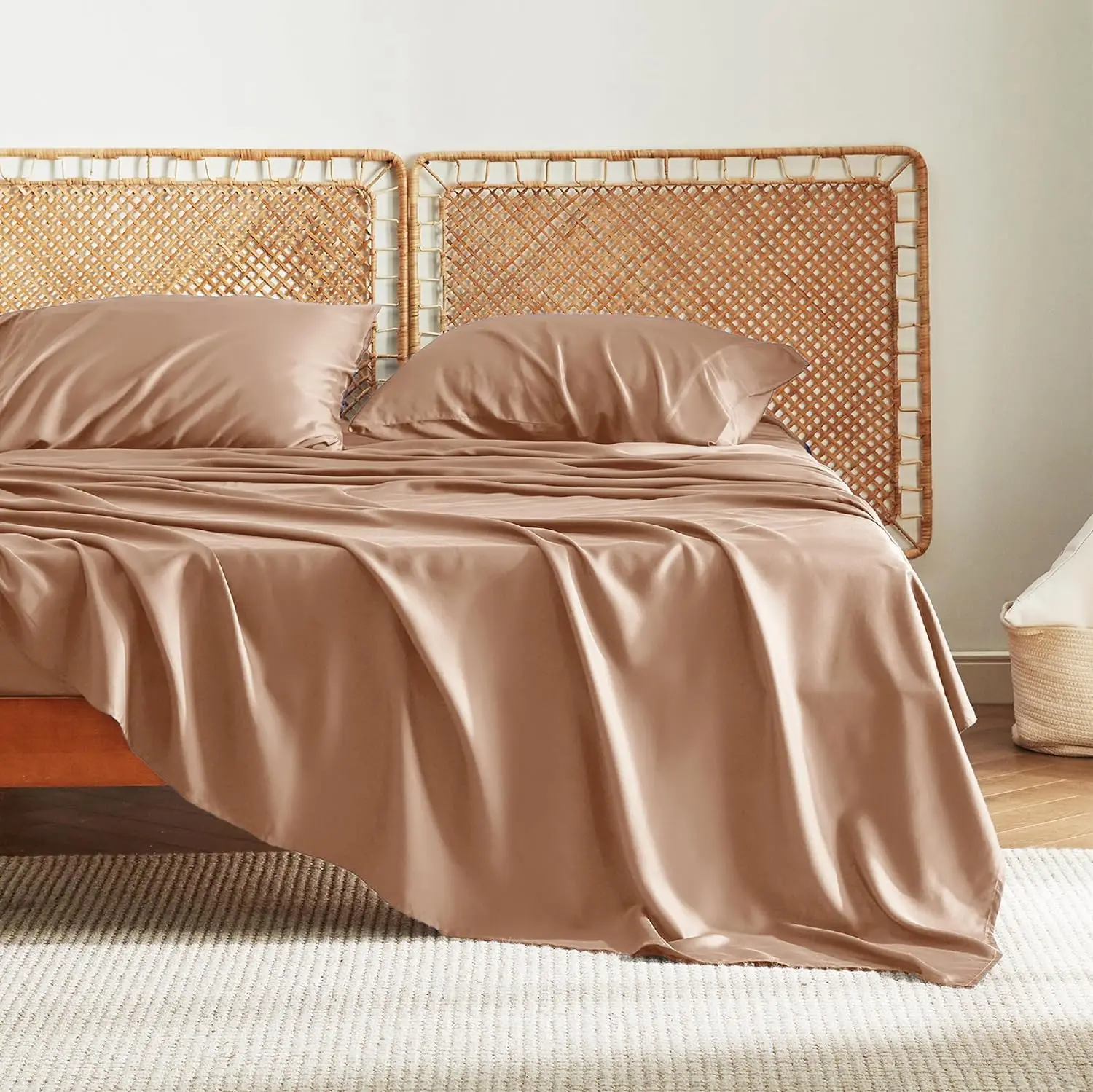 Luxuriously Tencel Drap Set Luxury King Size Pillowcase Embroidered Sheet Duvet Bedding Set