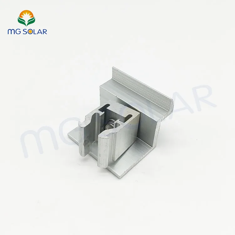 Оптовая продажа кронштейн для солнечной панели концевой зажим крыши алюминиевый Концевой Зажим