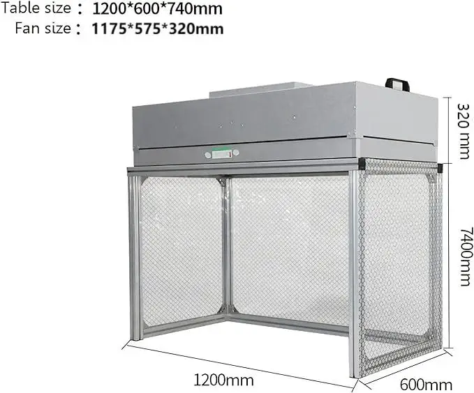 Portable floding semiconductor electronic food hospital factory industry dust free super laminar flow clean bench