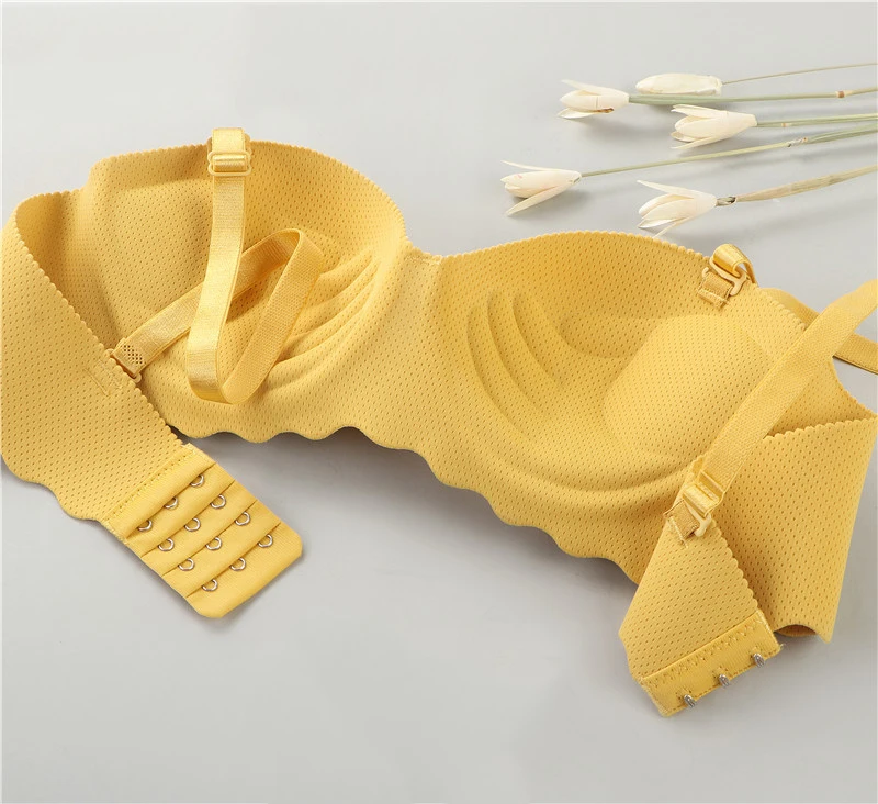 Thick Cup Padded Push Up Brassiere Bras Female Underwear Bra Briefs Set For Small Chest Women Bra and Panties