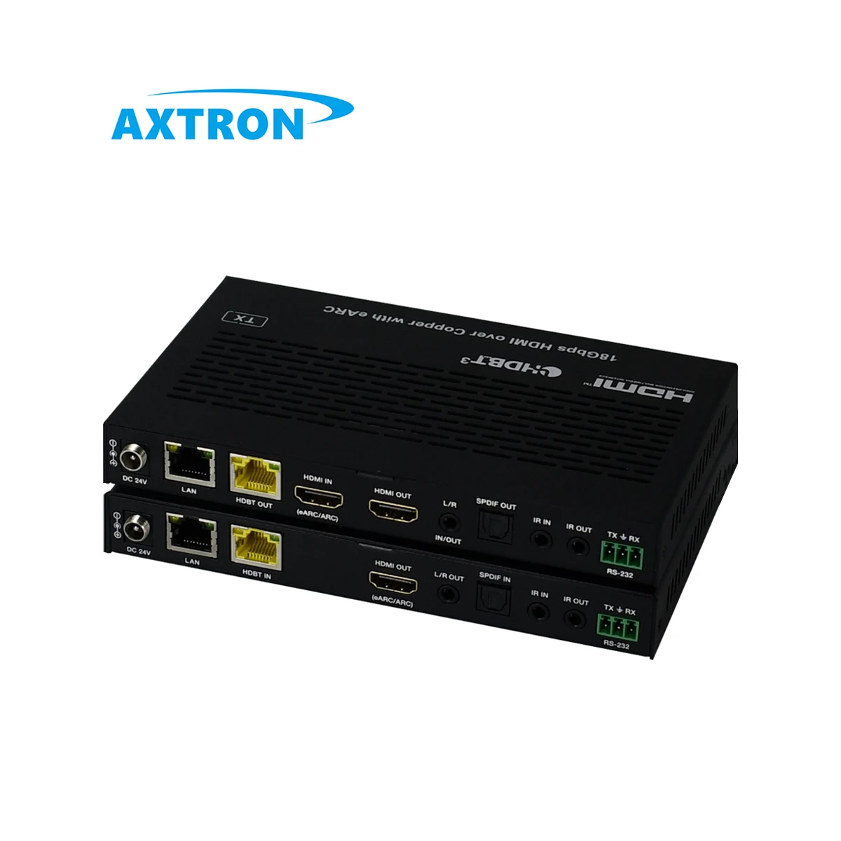 18gbps bandwidth CAT5 6 6a ethernet IR ARC RS232 4K@60Hz 100M RJ45 60m kvm extender