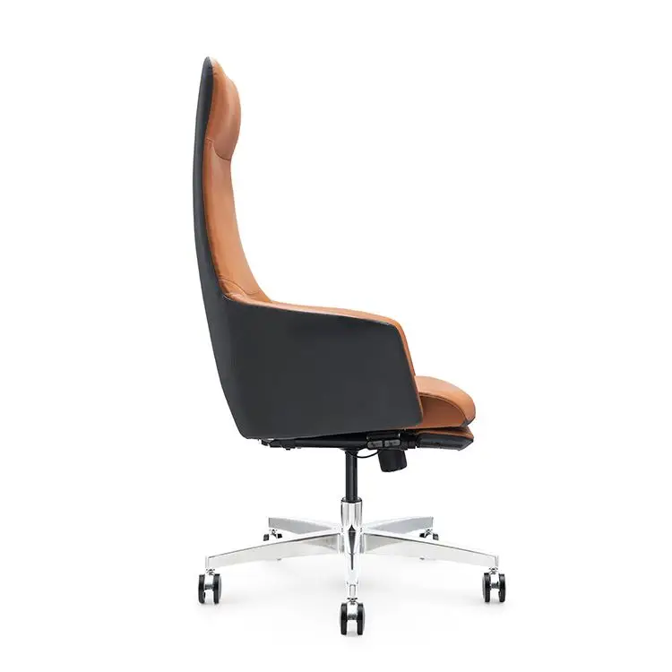 Foshan Luxury Ergonomic Swivel Manager Executive Leather Office Chairs