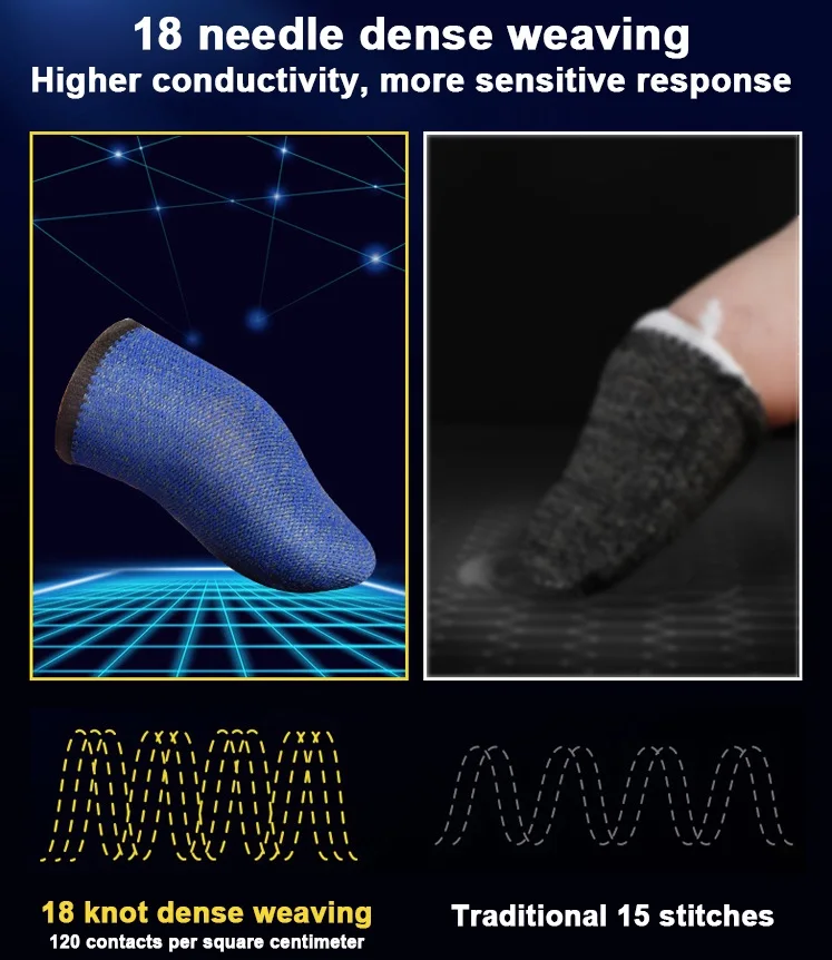 2 шт. противоскользящие напульсники из углеродного волокна с сенсорным экраном