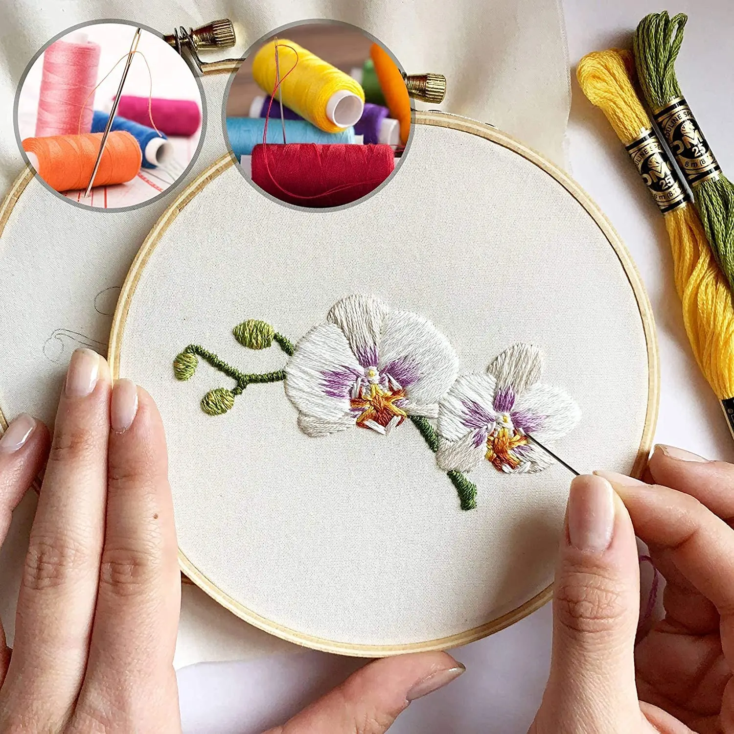 Stainless Steel Large Eye Needles Sewing Needles Sewing Pins Embroidery Needles For Hand Sewing