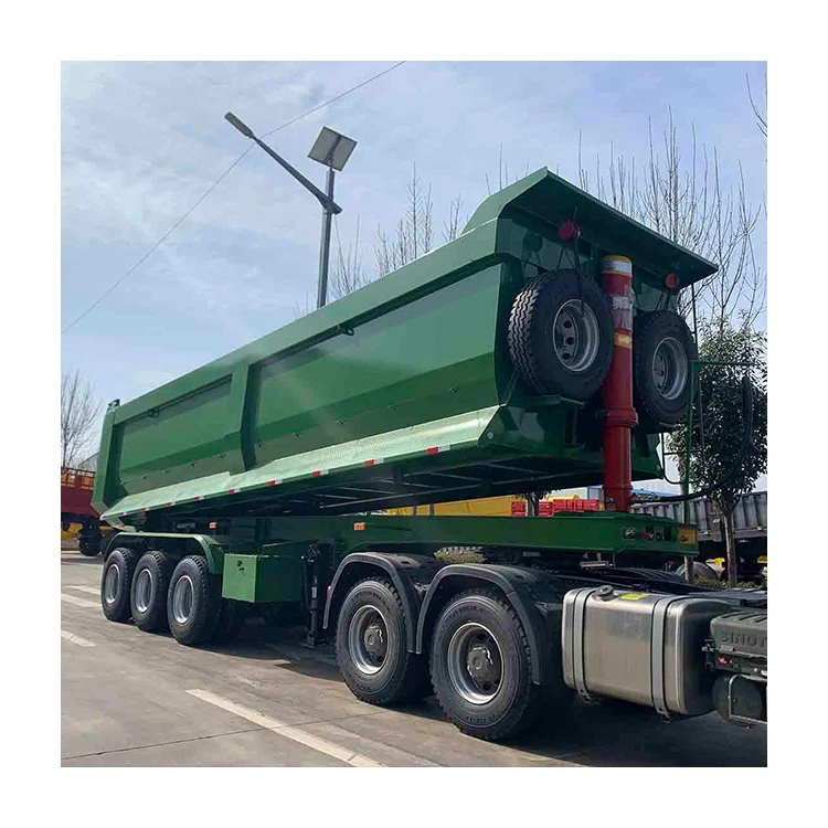 Китайский бренд 14Ft самосвал прицеп 8x4 6x4 задний транспортный минерал для продажи