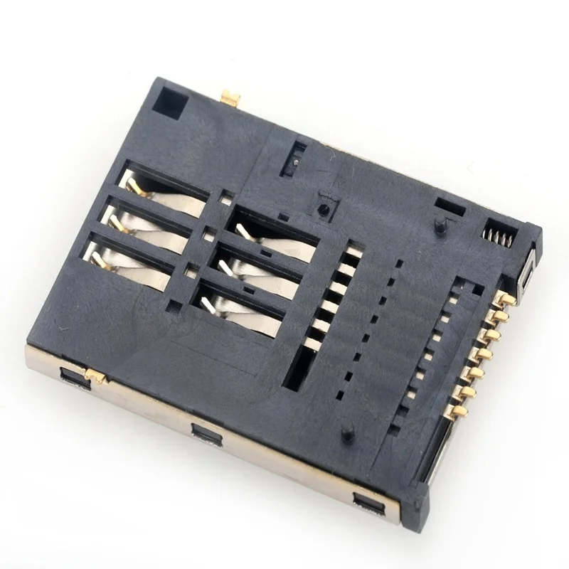 MUP Push push TYPE normally close PCB sim card holder connector for GPS