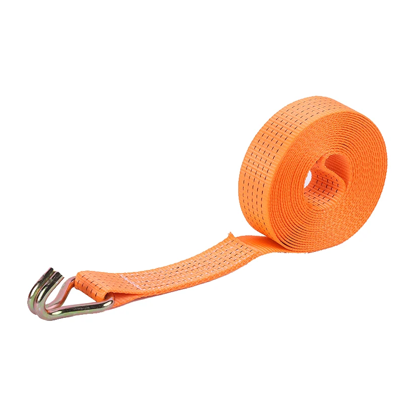 Reliable Quality 8M Ratchet Tie Down 2000KG Strap 2INCH 2T Cargo Lashing Tensioner For Automobile