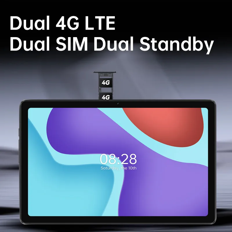 Ветвью ALLDOCUBE iPlay 50 Pro 10 4 дюймов планшетный ПК с системой андроида и 12 2K IPS 8 Гб оперативной памяти 128 ГБ ROM Helio G99 Octa Core аппарат не привязан к оператору сотовой связи функцией звонка