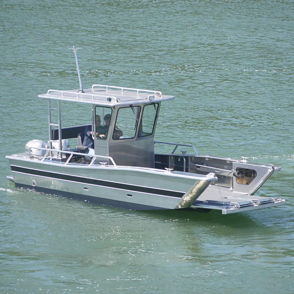 2022 Ecocampor durable excellent weld aluminum work  Barge landing craft  rescue vessel for sale