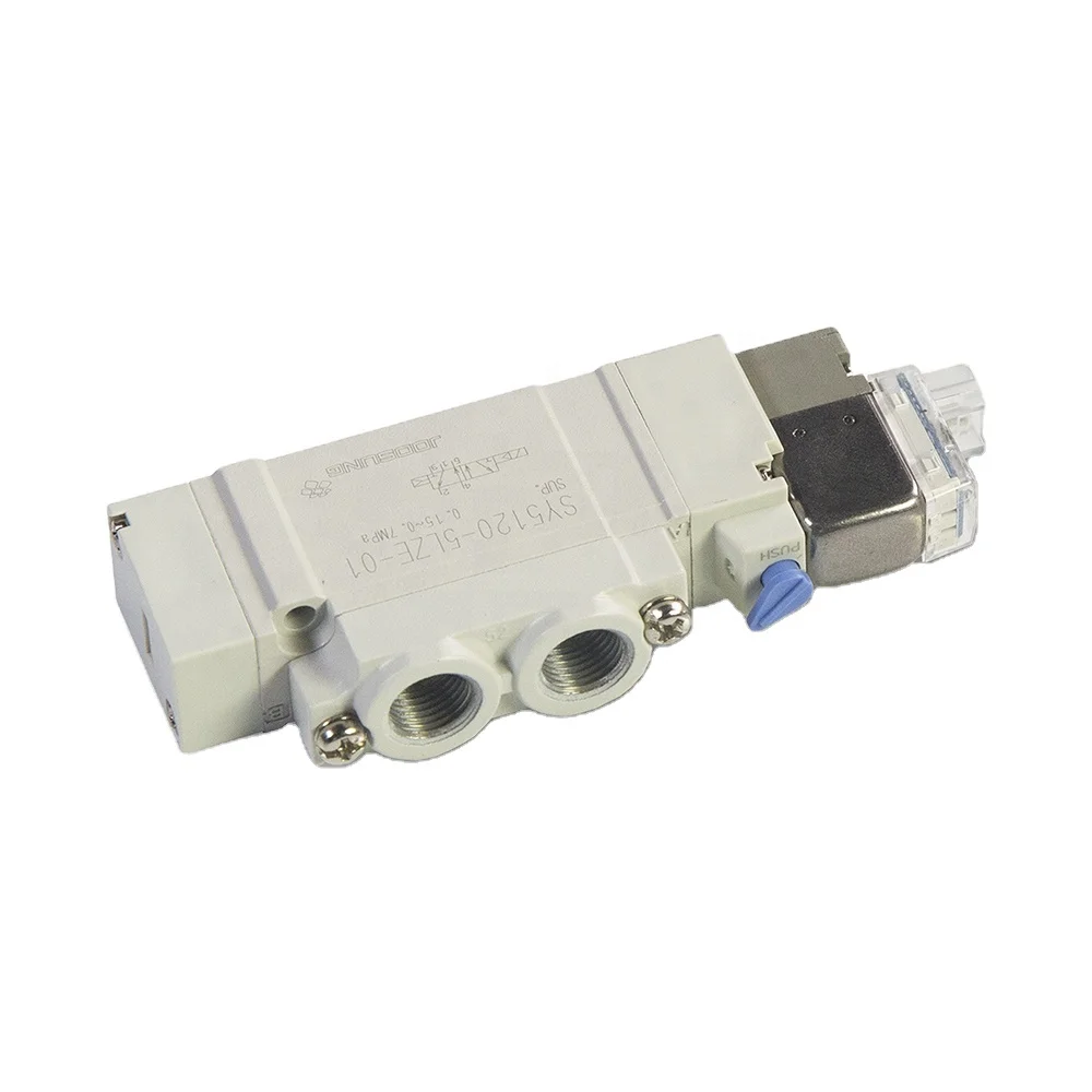 SMC Type high Quality DC 24V SY5120-5LZE-C8  SY series Pneumatic Solenoid Valves Pneumatic Air Compressor Valves
