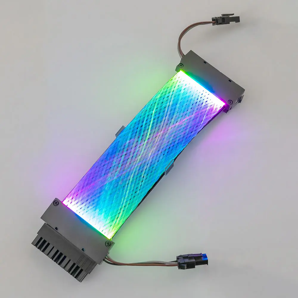 2023 New Style PSU Extension Cable DC Neon Line Cable ARGB LED Strip Light Extension Cable for PC Gaming Computer Extension Cord
