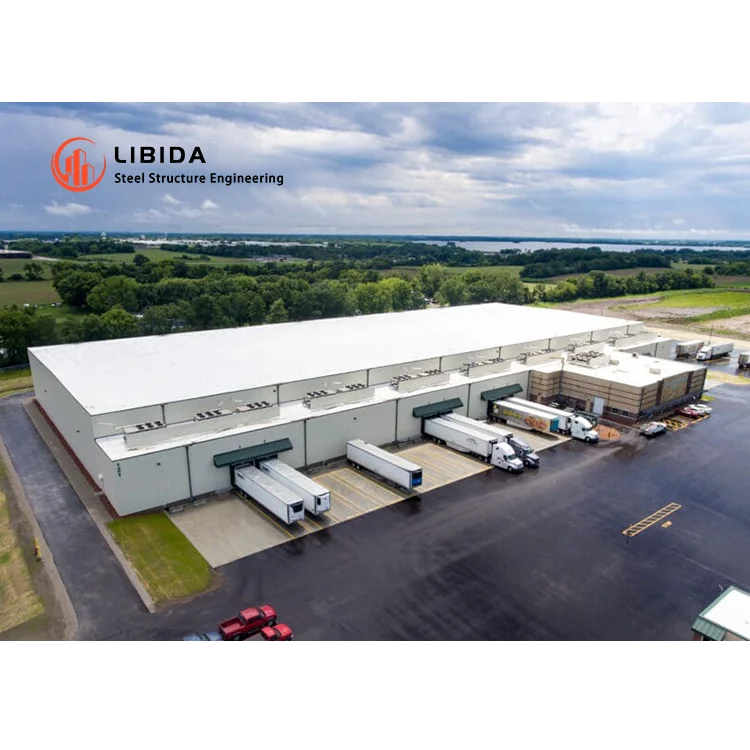 Modern Prefab Steel Structure Building Prefabricated Warehouse/Workshop/Aircraft Hangar/Office Construction Material