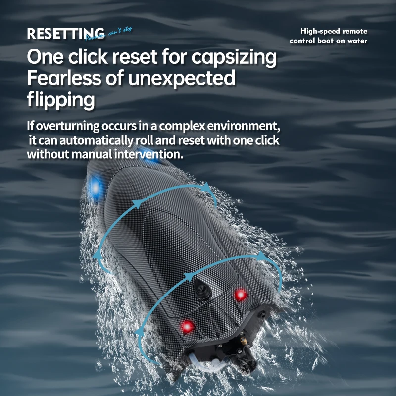 Kouyikou Factory Top Sale 2.4g Adult Children Electric Speedboat Racing Water Toy Boat High-speed Turbojet Remote Control Boat
