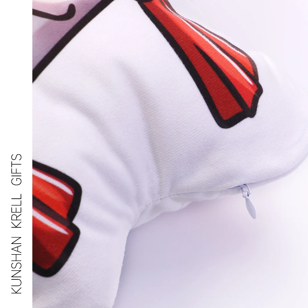 Custom Charm Anime Design Custom Irregular Shape Pillow Printed Cushion Throw Pillow