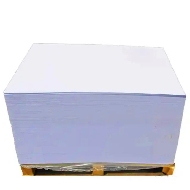 Хит продаж белая глянцевая бумага C2s 80gsm-450gsm с белой печатью может быть настроена режущими размерами