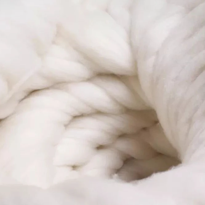 Cashmere fiber for woollen yarn